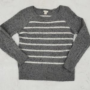 J. Crew merino wool gray sweater